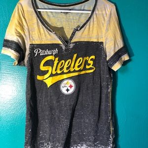 Women’s, L, Pittsburgh Steelers Tee
